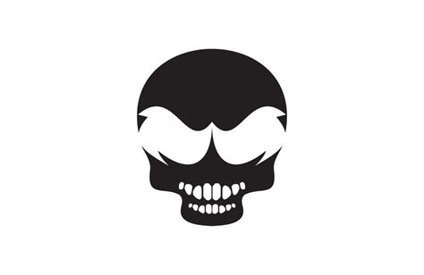 Skull Head Skeleton Logo Design Graphic By Dimensi Design · Creative