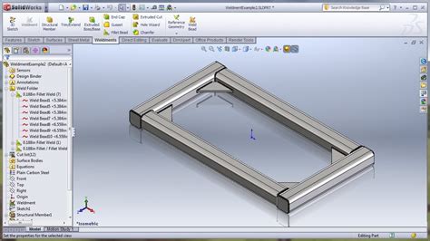 SolidWorks Weldment Basics - YouTube