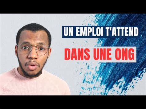 Comment Trouver Un Emploi Dans Une Ong Youtube