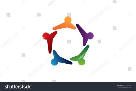 People Support Logo Stock Vector Royalty Free 1077360851 Shutterstock