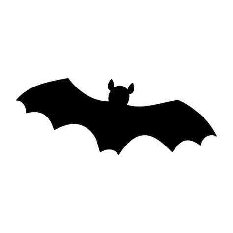 Premium Vector Bat Silhouette Isolated Vector Black Illustration On