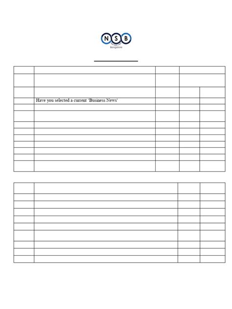 BNA Evaluation Sheet | PDF 