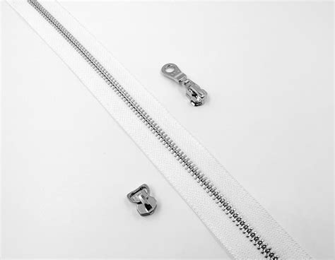 Молния рулонная YKK T5 (белая/никель) - купить ~ в магазине MSK.DALOKA.RU