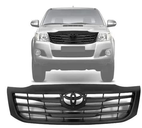 Grade Radiador Hilux SRV 2012 2013 2014 2015 Nova Preta Barcelona