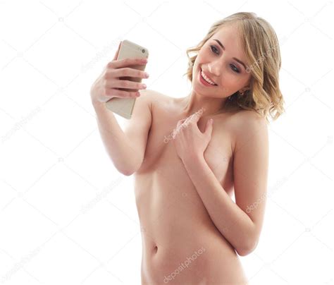 Fotos De Sexy Mujer Desnuda Tomando Una Selfie Con Su Tel Fono