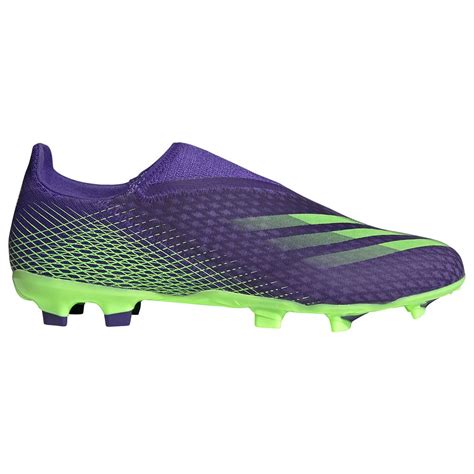 Adidas X Ghosted 3 Laceless Fg Football Boots Blue Goalinn