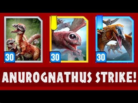 LEVEL 30 ANUROGNATHUS BOSS EPIC STRIKE JURASSIC WORLD ALIVE YouTube