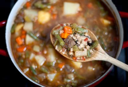 Soupe au boeuf et aux légumes Châtelaine