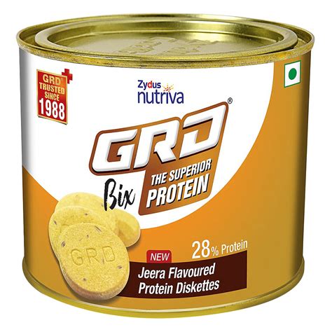 Buy GRD Bix Jeera Flavour Protein Diskettes 250 Gm 19 Minutes