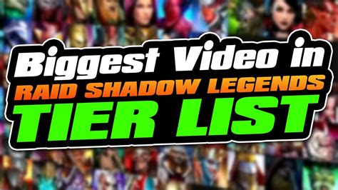 Raid shadow legends character tier list - kjklkindle