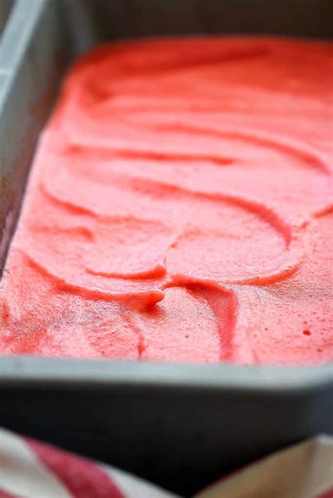 Strawberry Sorbet Recipe - Yummy Healthy Easy