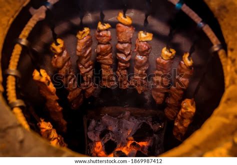 Asian Tandoor Barbecue Selective Focus Stock Photo Edit Now 1869987412