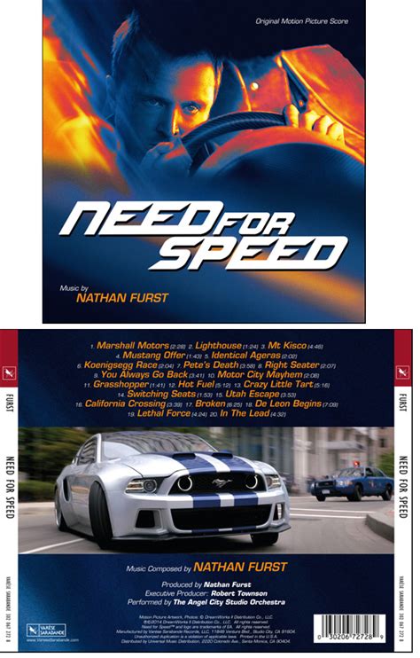 Need For Speed- Soundtrack details - SoundtrackCollector.com