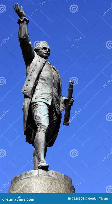 Captain Cook statue stock photo. Image of explore, leader - 7628506