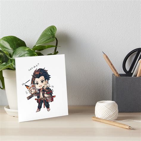 Chibi Vox Akuma Shu Yamino Mysta Rias Luxiem Art Board Print