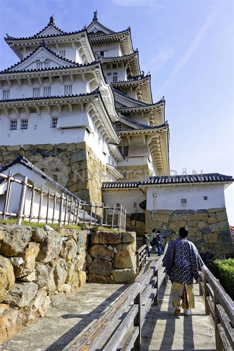 Japan Honshu Island Kinki District Himeji Himeji Castle Shirasagi