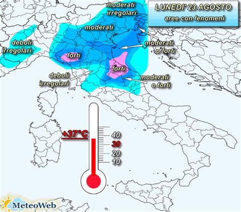 Previsioni Meteo Peggioramento In Atto Oggi Rovesci E Temporali Su