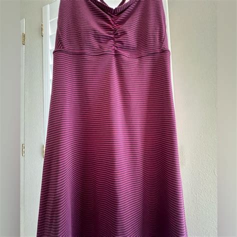 Prana Dresses Prana Dress Rn24977 Nwot Purple And Purpley Brown