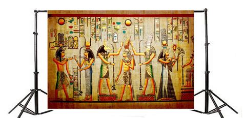 Leowefowa 7X5FT Ancient Egyptian Backdrop Hieroglyphics Pharaoh