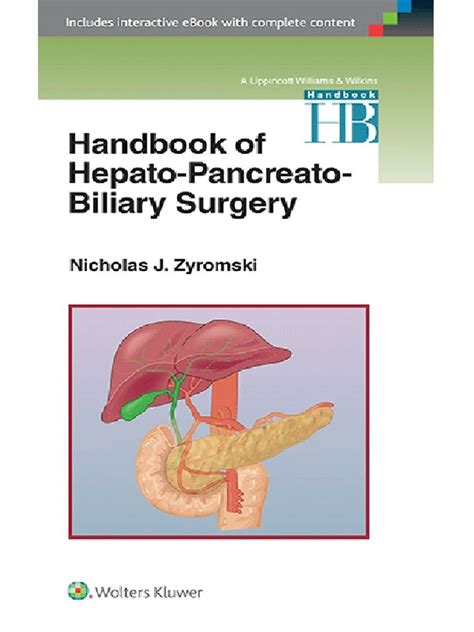 Handbook Of Hepato Pancreato Biliary Surgery Vasiliadis Medical Books