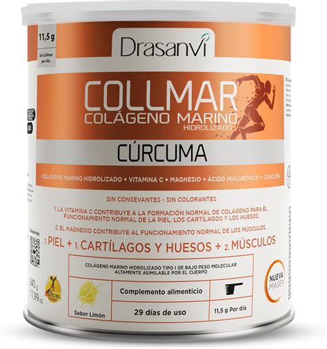 DRASANVI COLLMAR COLAGENO MARINO HIDROLIZADO Curcuma Con Magnesio