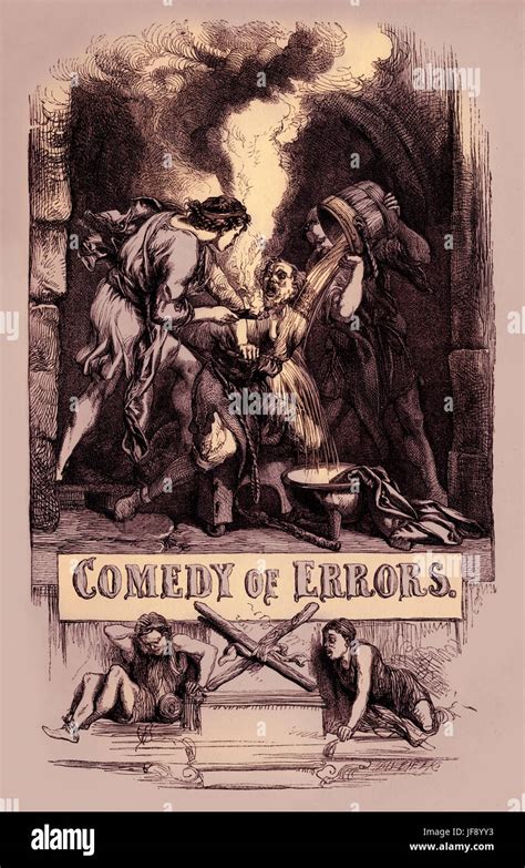 Comedy Of Errors Play William Shakespeare Title Page