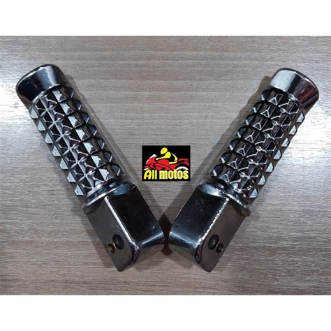 Pedaleira Traseira Para Moto Honda Cbx Twister Cb Shopee Brasil