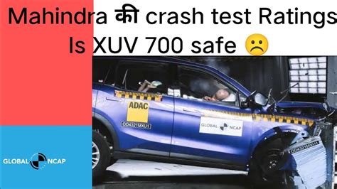 Manhindra Xuv Safety Global Ncap Ratings Safercars Forindia