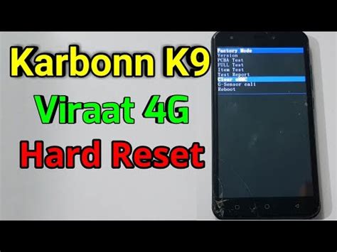 Karbonn K Viraat G Hard Reset Or Pattern Unlock Easy Trick With Keys