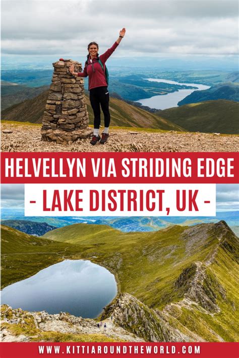 Helvellyn Via Striding Edge Lake District A Complete Guide Kitti