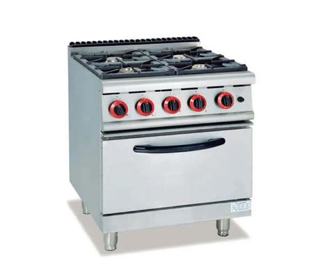 4 Burner Gas Range with Oven - Ice Marvel