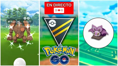 ¡a Por Regirock Shiny DesafÍo De Captura Combates Go Battle League Y