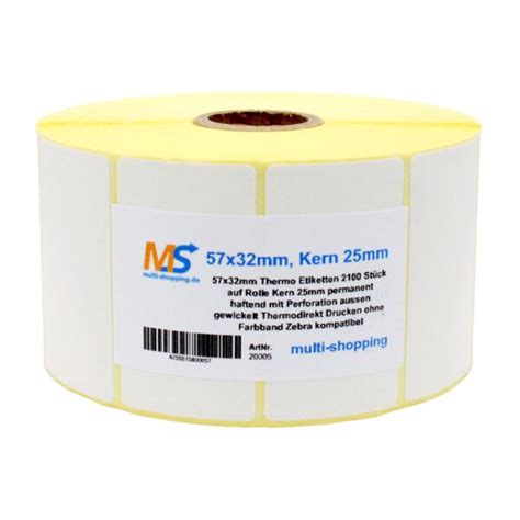 Thermo Etiketten 57 X 32 Mm Kaufen I Multi Shopping 590