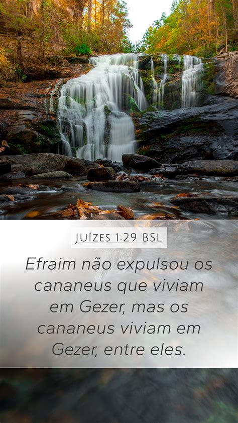 Juízes 1 29 BSL Mobile Phone Wallpaper Efraim não expulsou os