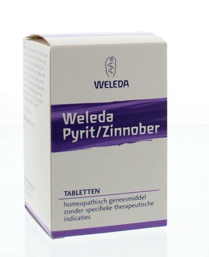 Weleda Pyrit Zinnober G Tb Mijnapotheek Nl