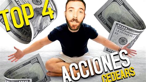 Descubre Ya 4 Acciones Cedears para GANAR DINERO En qué invertir