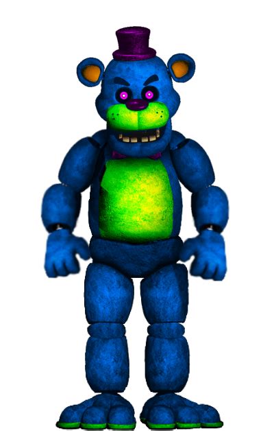 Blacklight Freddy Full Body By Kiryukazuma98 On Deviantart