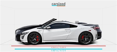 Dimensions Honda NSX 2016 Present Vs Mercedes Benz E Class 2020 Present