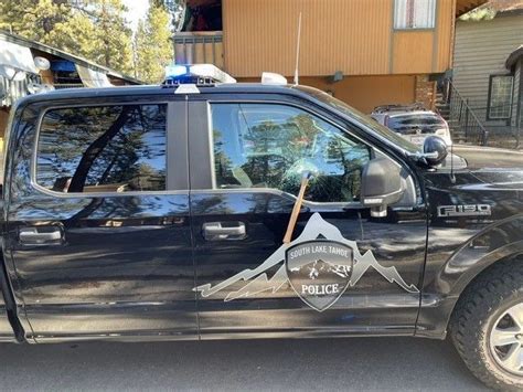 Stabbing suspect in South Lake Tahoe smashes police cruiser window ...