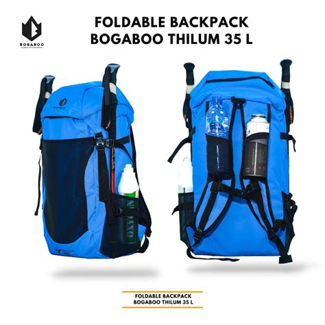 Jual Cod Foldable Backpack Bogaboo Liter Thilum Tas Gunung Lipet