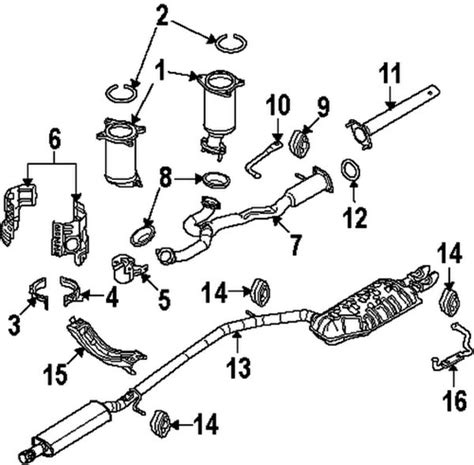 Ford Taurus Exhaust System Diagram