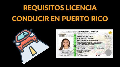 CÓmo Obtener Licencia Puerto Rico Youtube