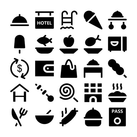 Pictogramme restaurant imágenes de stock de arte vectorial Depositphotos