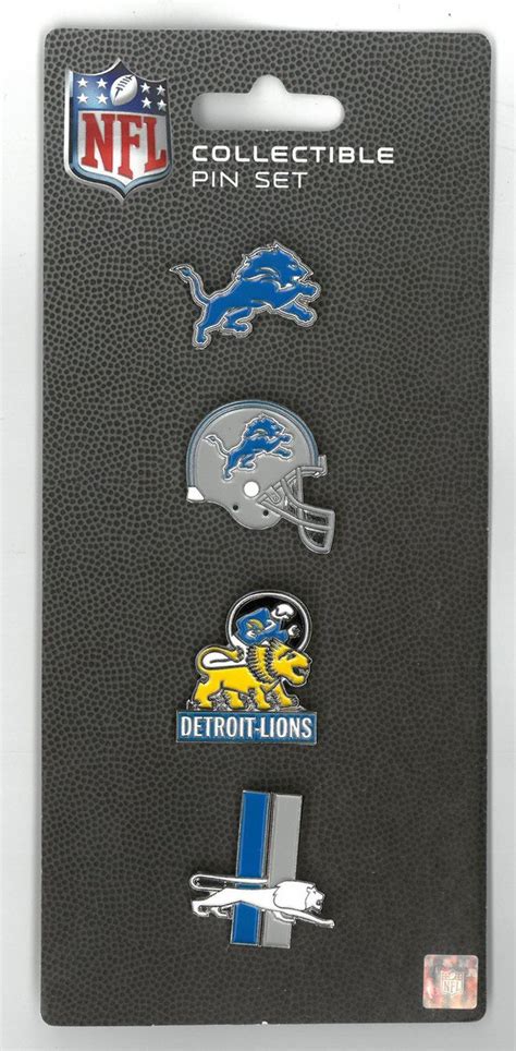 Detroit Lions Evolution Pin Set 763264731225