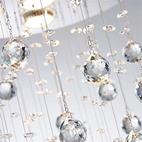 Saint Mossi Modern Crystal Chandelier Lights With Gu Bulbs Raindrop