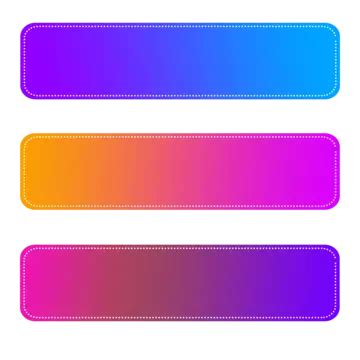 Colorful Title Box Label Banner Title Box Text Box Banner Png