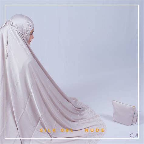 08L Lace Nude Qool Muslimah