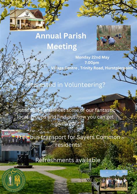 Annual Parish Meeting Nd May Hurstpierpoint Sayers Common