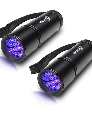 Amazon ESCO LITE Escolite UV Flashlight Black Light 100 LED 395