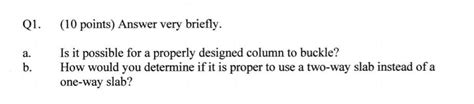 Solved Q1 10 Points Answer Very Briefly A B Is It